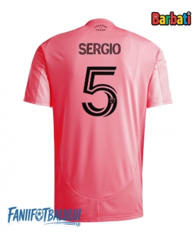 Inter Miami Sergio Busquets #5 Tricou Fotbal Replică 2025-26 Barbati Acasa